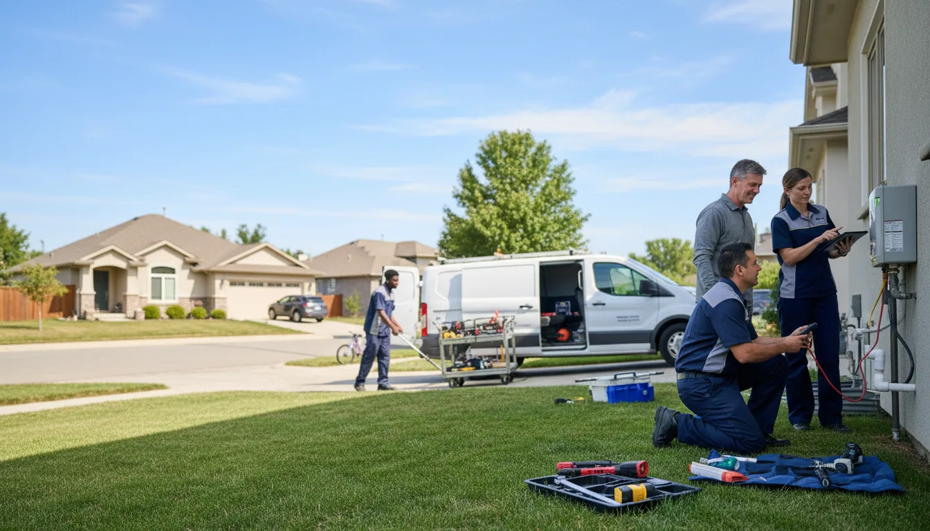Tankless water heater service in Sandia, TX